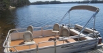 Package: 18′ 4 POINT PONTOON BOAT
